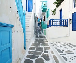 cobblestone walkway